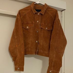 American Eagle camel old school style Jacket